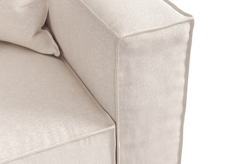 Cubo Højremodul 120 cm - Beige - 2 personers sofa