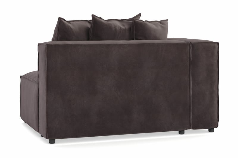 Cubo Venstremodul 120 cm - Grå - 2 personers sofa