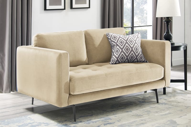 Debbi 2-sits Sofa - Beige - 2 personers sofa