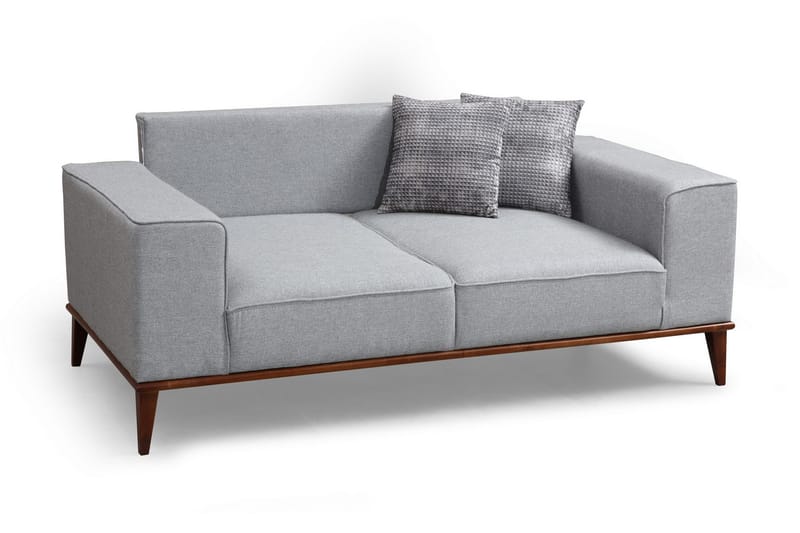 Dubar 2-Pers. Sofa - Grå - Møbler - Sofaer - 2 personers sofa