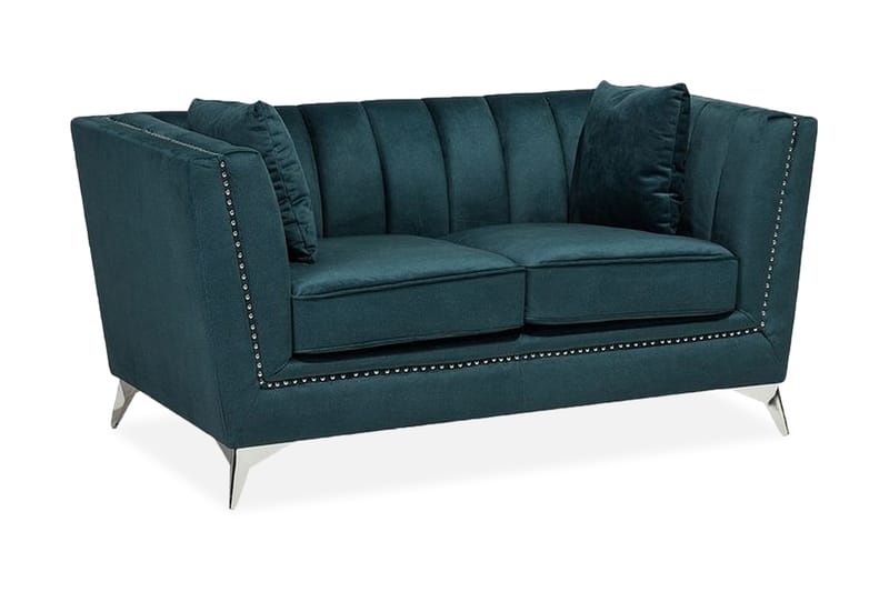 Gaula Sofa 2-4 sæder - Blå - 2 personers sofa - Chesterfield sofaer