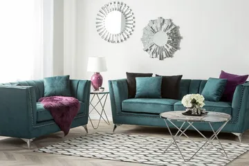 Gaula Sofa 2-4 sæder - Blå - Møbler - Sofaer - 2 personers sofa