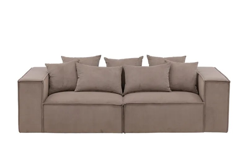 Gillholmen Sofa 2-sits, Sort/Brun