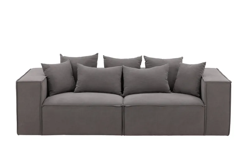 Gillholmen Sofa 2-sits, Sort/Grå