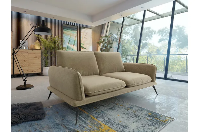 Graystone 2-sits Soffa beige - Møbler - Sofaer - 2 personers sofa