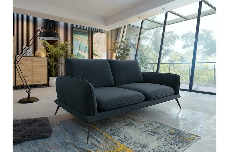 Graystone 2-sits Soffa Black - Møbler - Sofaer - 2 personers sofa