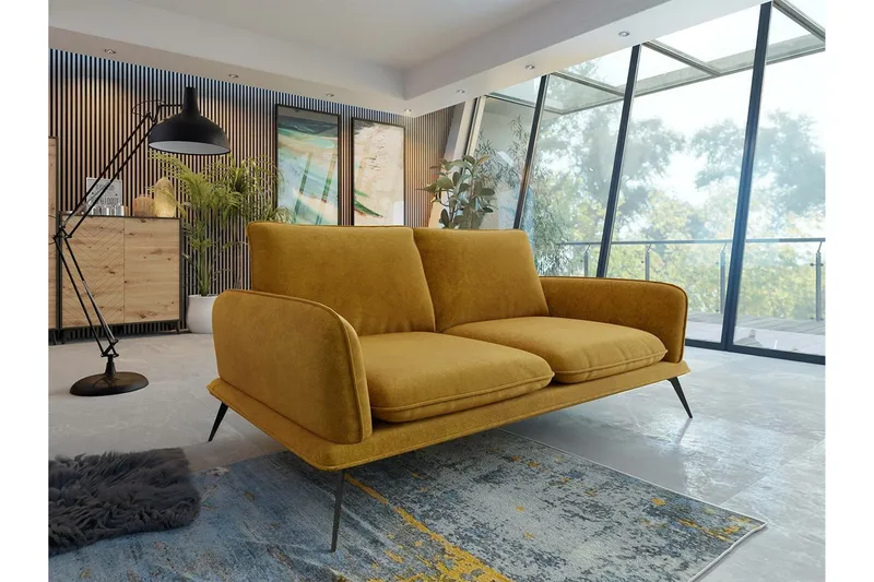 Graystone 2-sits Soffa Yellow - Møbler - Sofaer - 2 personers sofa