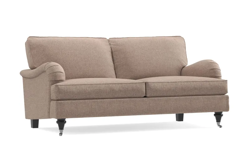 Howard Classic 2-personers Stofsofa - Mørkebege - Møbler - Sofaer - 2 personers sofa