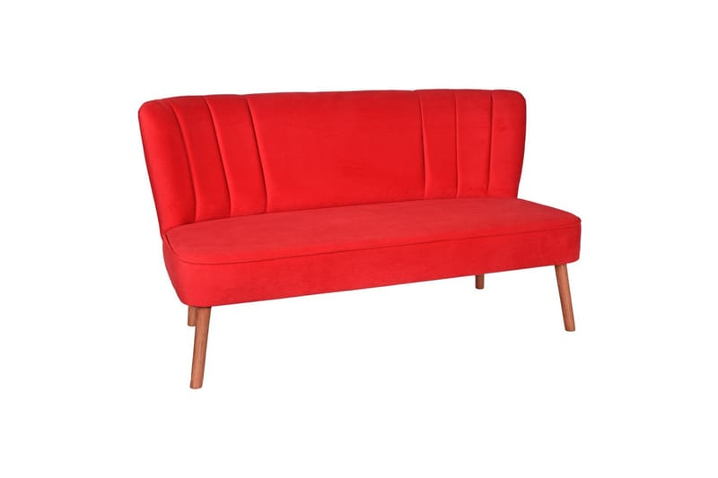 Indumati Sofa 2-personers, Mørk Rød