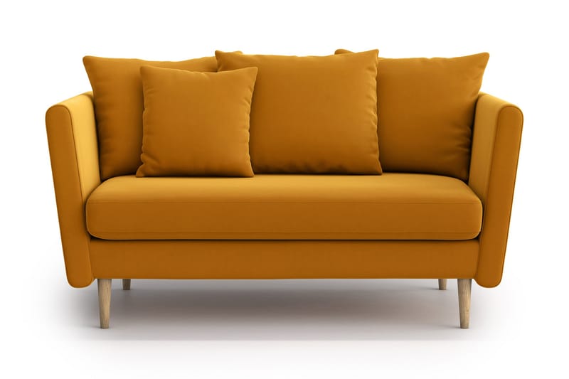 Joleen 2-pers. Sofa - Gul - 2 personers sofa