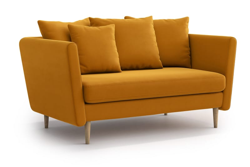 Joleen 2-pers. Sofa - Gul - 2 personers sofa