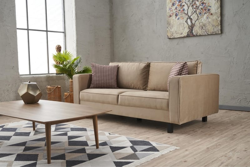 Kaletea Sofa 2-Pers. - Beige - 2 personers sofa