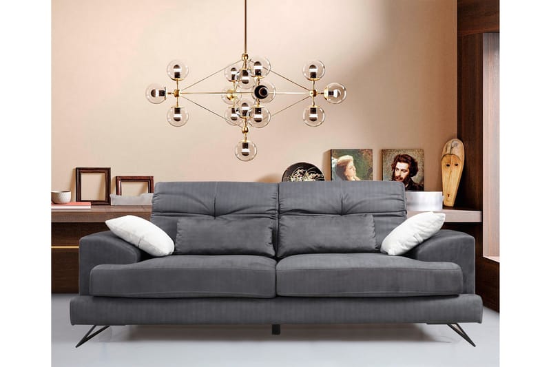 Killem 2-Pers. Sofa - Sort - 2 personers sofa