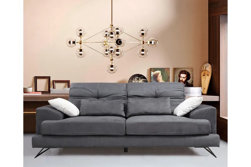 Killem 2-Pers. Sofa - Sort - Møbler - Sofaer - 2 personers sofa