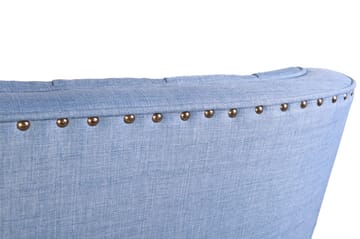 Lamonti 2-personers Sofa - Indigoblå/Natur - Møbler - Sofaer - 2 personers sofa