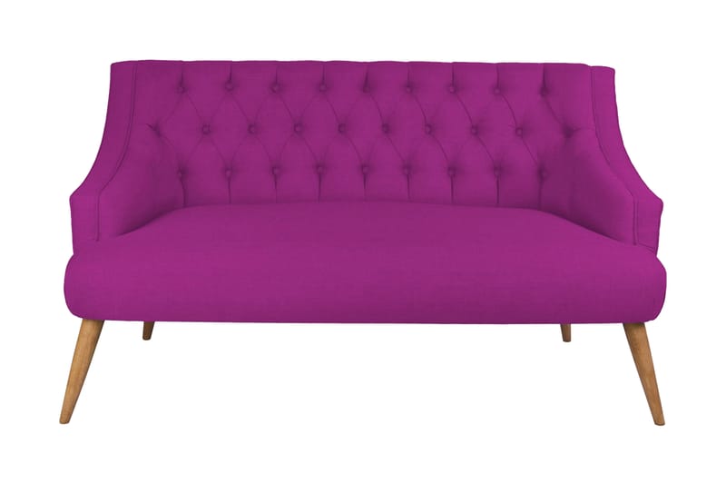 Lamonti 2-personers Sofa - Lilla/Natur - 2 personers sofa