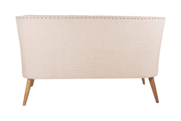 Lamonti 2-personers Sofa - Cremehvid/Natur - Møbler - Sofaer - 2 personers sofa