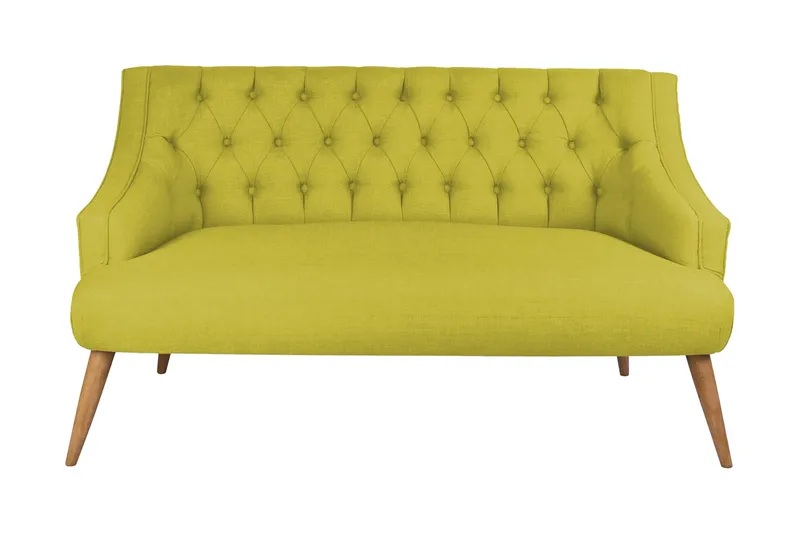 Lamonti 2-personers Sofa - Grøn/Natur - Møbler - Sofaer - 2 personers sofa