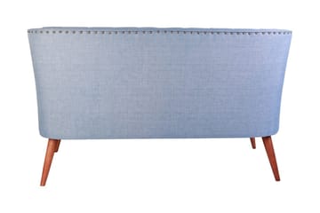 Lamonti 2-personers Sofa - Indigoblå/Natur - Møbler - Sofaer - 2 personers sofa