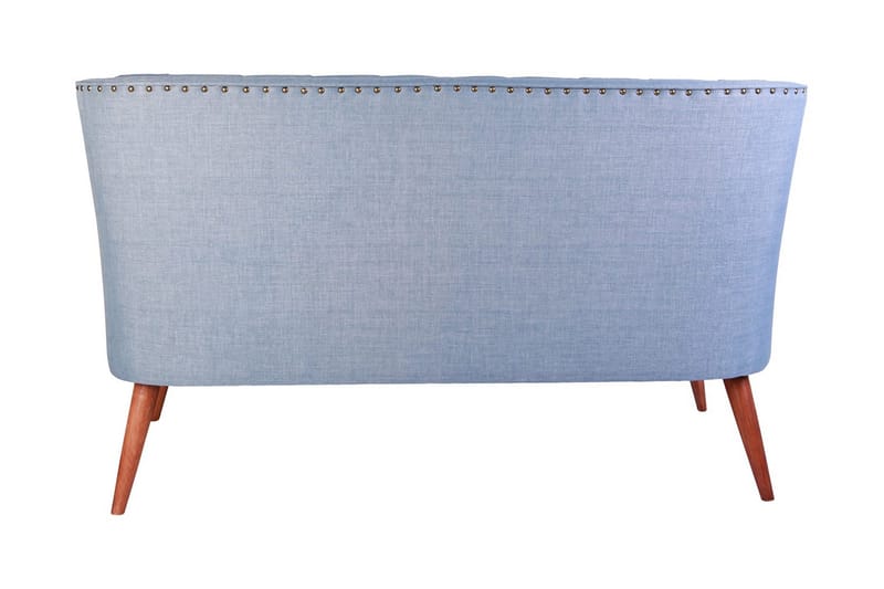 Lamonti 2-personers Sofa - Indigoblå/Natur - Møbler - Sofaer - 2 personers sofa
