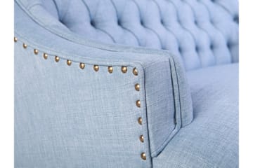 Lamonti 2-personers Sofa - Indigoblå/Natur - Møbler - Sofaer - 2 personers sofa