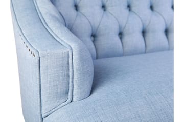 Lamonti 2-personers Sofa - Indigoblå/Natur - Møbler - Sofaer - 2 personers sofa