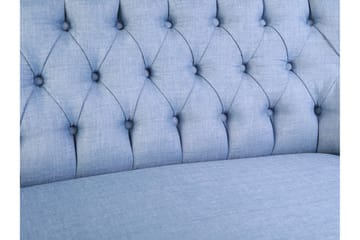 Lamonti 2-personers Sofa - Indigoblå/Natur - Møbler - Sofaer - 2 personers sofa