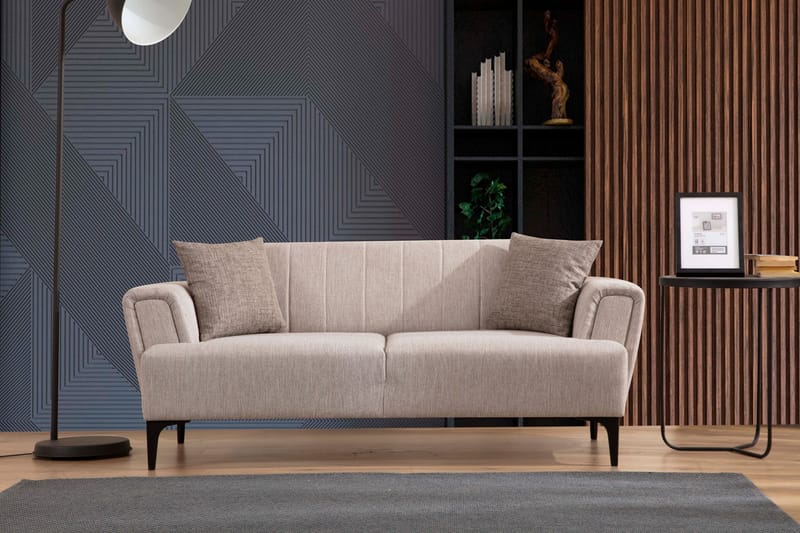 Lilesville 3-Pers. Sofa - Beige - Møbler - Sofaer - 2 personers sofa