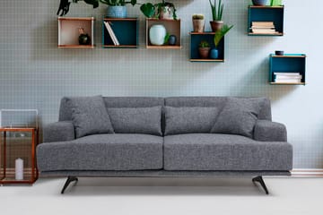 Lums 2-personers Sofa 200 cm i Stof - Grå - Møbler - Sofaer - 2 personers sofa