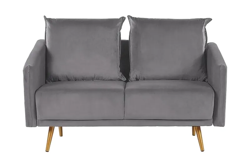 Maurana 2-Pers. Sofa, Velour/Grå