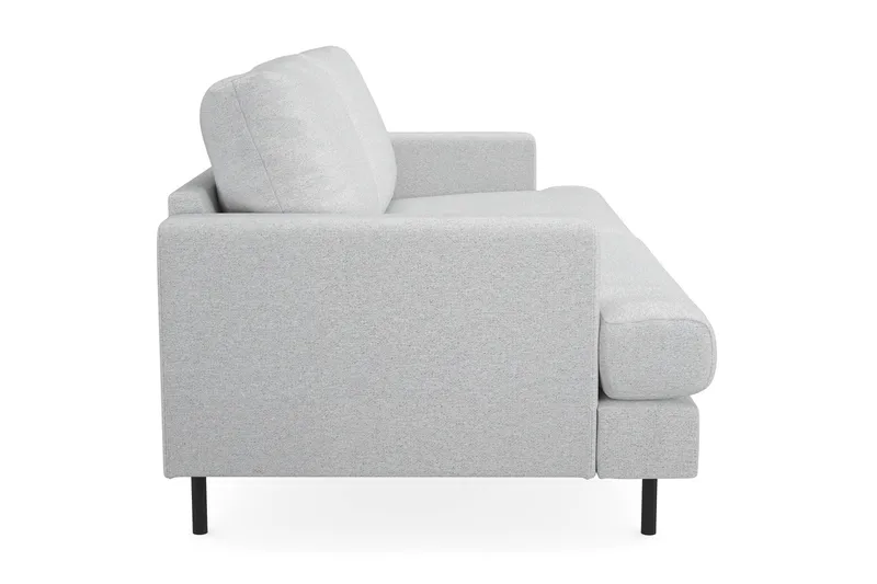 Menard Compact 3-personers Stofsofa - Lysegrå - Møbler - Sofaer - 3 personers sofa