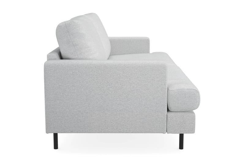 Menard Compact 3-personers Stofsofa - Lysegrå - Møbler - Sofaer - 3 personers sofa