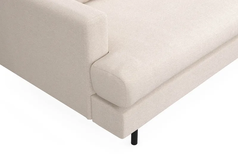 Menard Compact 3-personers Stofsofa - Beige - Møbler - Sofaer - 3 personers sofa