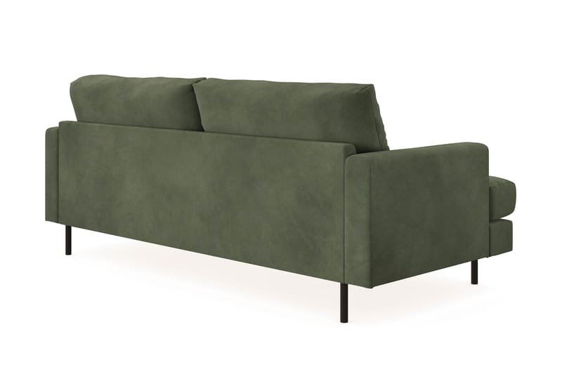Menard Compact 3-personers Manchestersofa - Grøn - Møbler - Sofaer - 3 personers sofa
