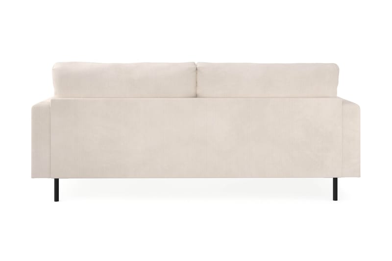 Menard Compact 3-personers Manchestersofa - Beige - Møbler - Sofaer - 3 personers sofa