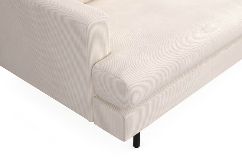 Menard Compact 3-personers Manchestersofa - Beige - Møbler - Sofaer - 3 personers sofa