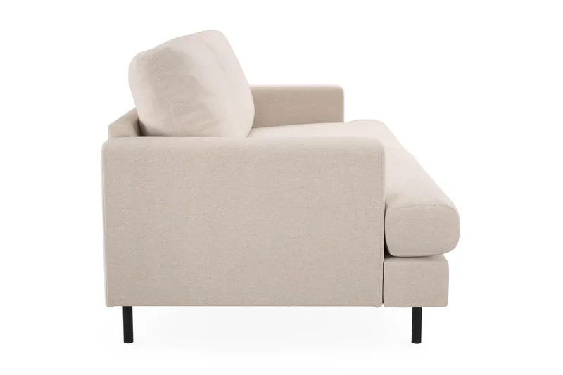 Menard Compact 3-personers Stofsofa - Beige - Møbler - Sofaer - 3 personers sofa