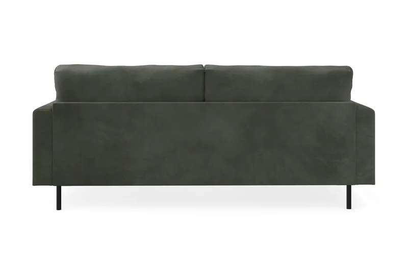 Menard Compact 3-personers Manchestersofa - Mørkegrøn - Møbler - Sofaer - 3 personers sofa