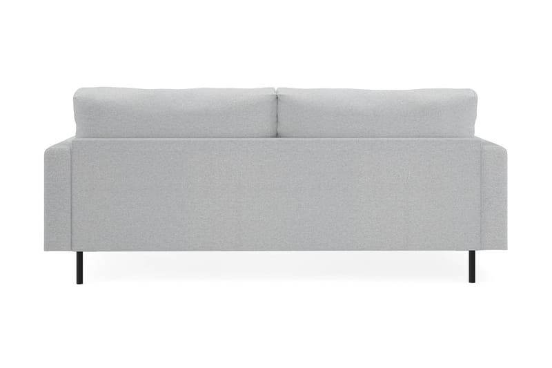 Menard Compact 3-personers Stofsofa - Lysegrå - Møbler - Sofaer - 3 personers sofa