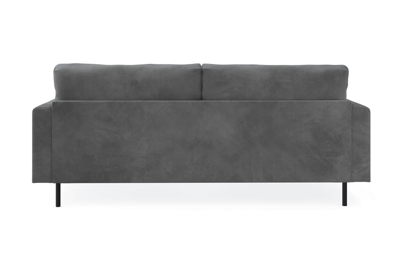 Menard Compact 3-personers Manchestersofa - Grå - Møbler - Sofaer - 3 personers sofa