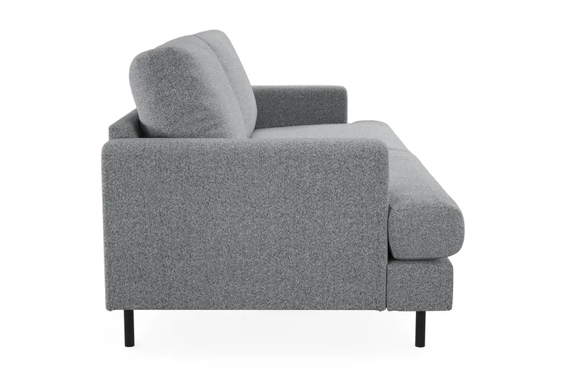 Menard Compact 3-personers Stofsofa - Grå - Møbler - Sofaer - 3 personers sofa
