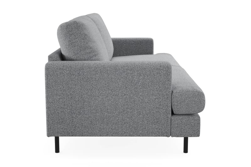 Menard Compact 3-personers Stofsofa - Grå - Møbler - Sofaer - 3 personers sofa