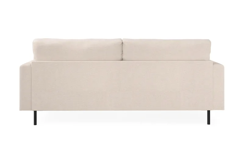 Menard Compact 3-personers Stofsofa - Beige - Møbler - Sofaer - 3 personers sofa