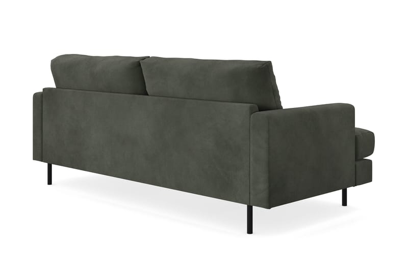 Menard Compact 3-personers Manchestersofa - Mørkegrøn - Møbler - Sofaer - 3 personers sofa