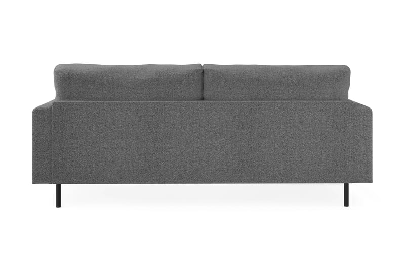 Menard Compact 3-personers Stofsofa - Mørkegrå - Møbler - Sofaer - 3 personers sofa