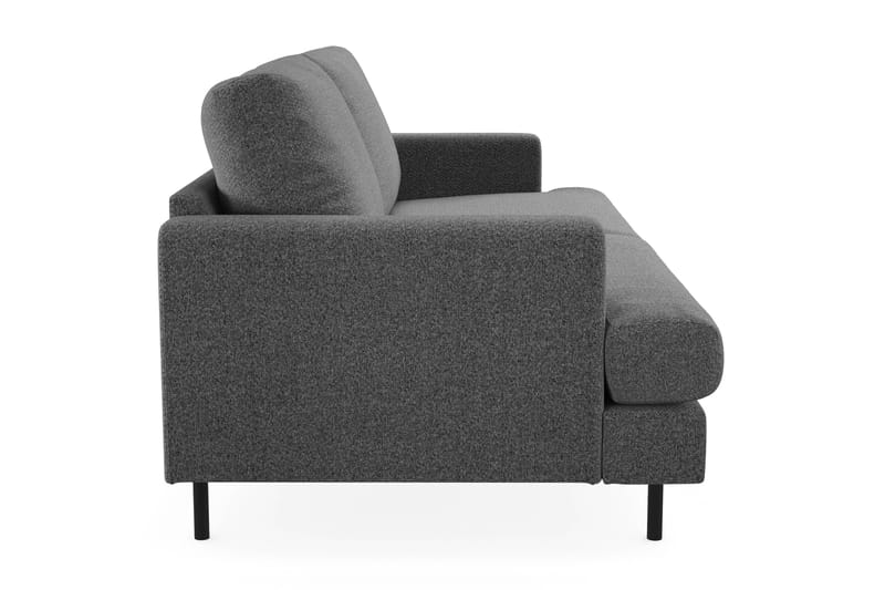 Menard Compact 3-personers Stofsofa - Mørkegrå - Møbler - Sofaer - 3 personers sofa