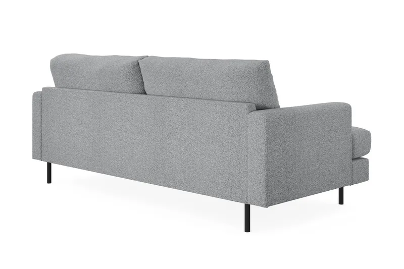 Menard Compact 3-personers Stofsofa - Grå - Møbler - Sofaer - 3 personers sofa