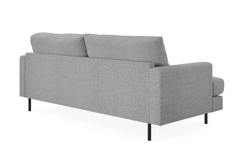 Menard Compact 3-personers Stofsofa - Grå - Møbler - Sofaer - 3 personers sofa