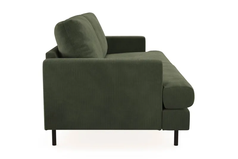 Menard Compact 3-personers Manchestersofa - Grøn - Møbler - Sofaer - 3 personers sofa