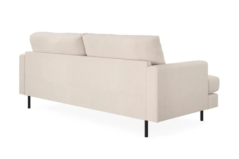 Menard Compact 3-personers Stofsofa - Beige - Møbler - Sofaer - 3 personers sofa